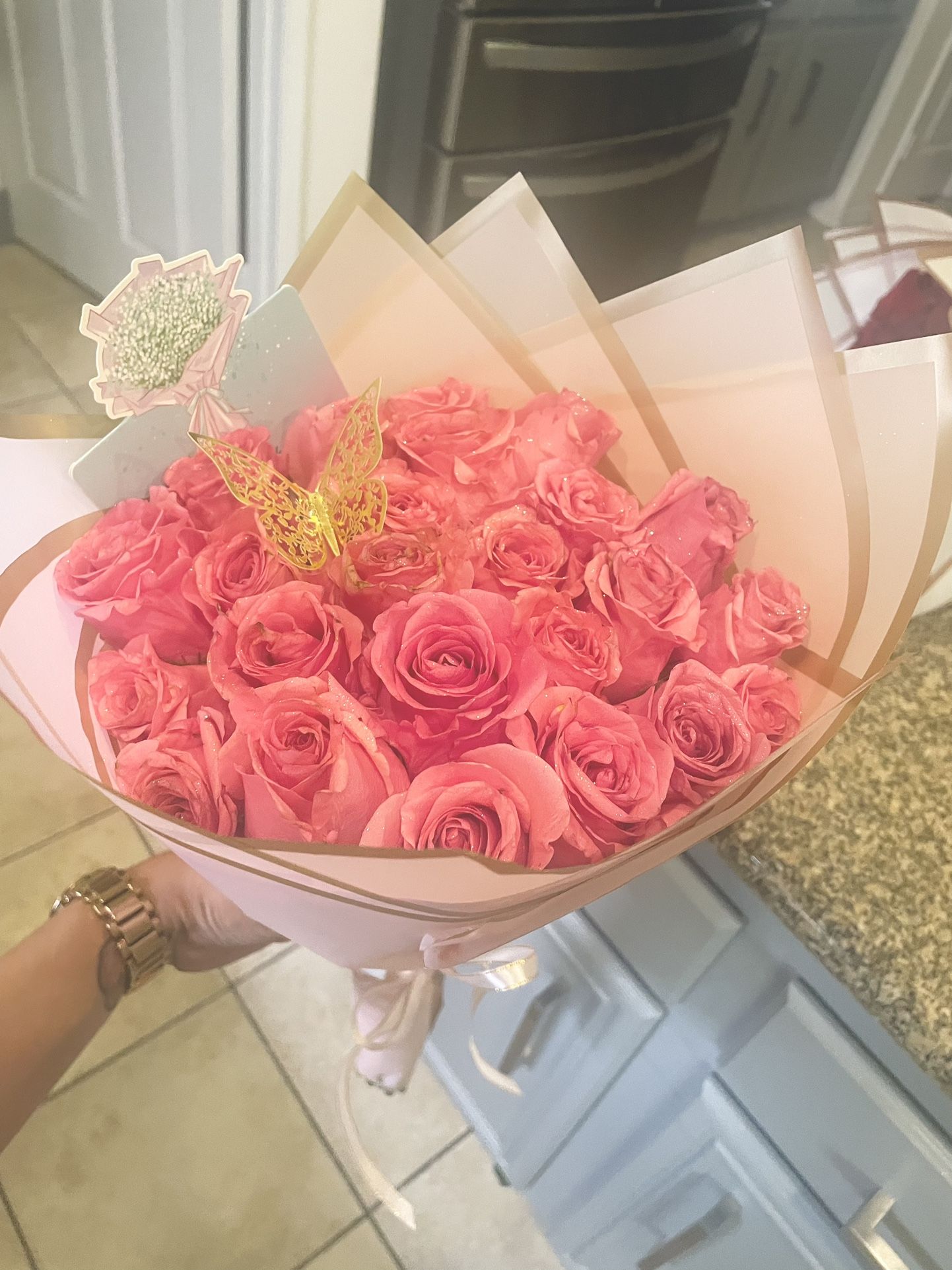Pink Rose Bouquet