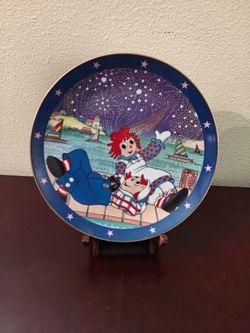 Raggedy Ann & Andy Plate