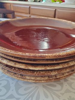 Hull Oven Proof Dinner Plates 10.5" (6)