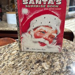 Santa’s Surprise Vintage Little Golden Book By Joan Potter Least