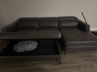Couch and ottoman