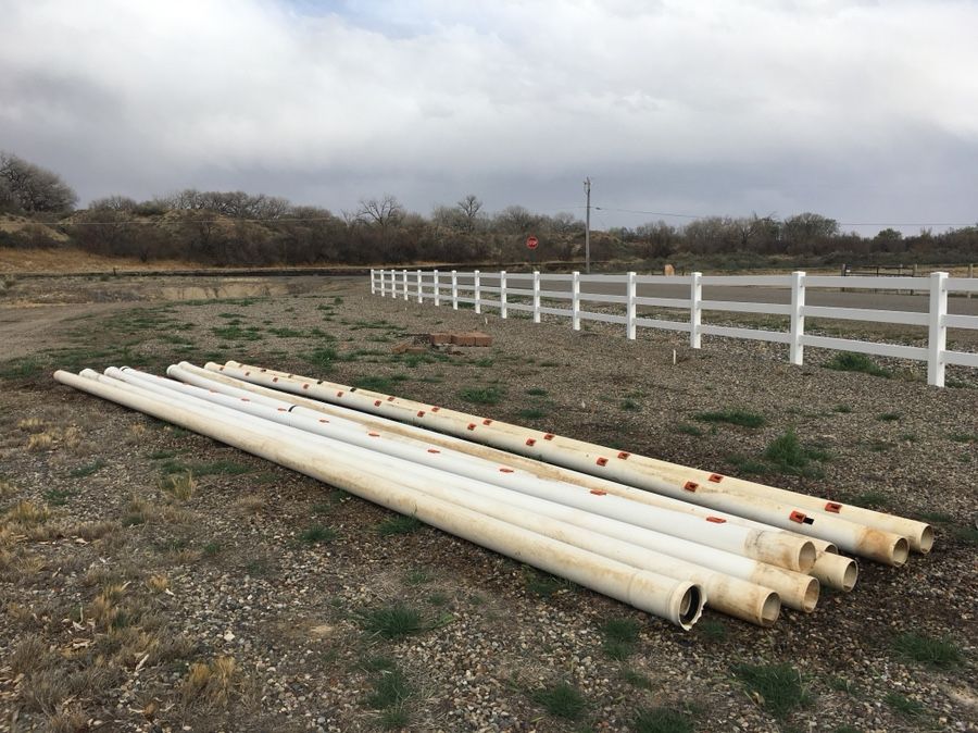 6 inch gated irrigation pipe 30 feet long