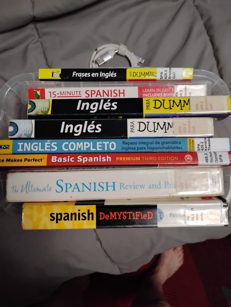 Learn Spanish And Ingles Books And CDS 