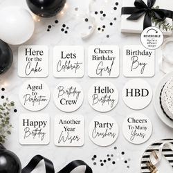 Birthday Photobooth Props