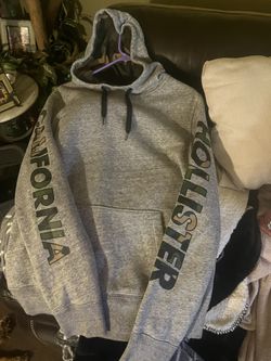 Hollister California Camouflage Grey Sweatshirt 
