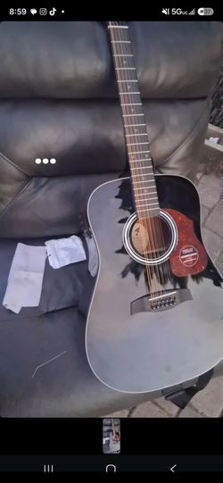 12 string fesley guitar will add a fender amp with it