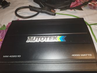 Autotek amplifier 4000 watts