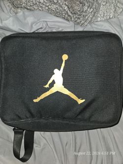 Travis Scott Nikes w/ Jordan Jumpman Black and Gold Bag