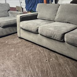 Gray Couch And Loveseat Great Condition Clean We Sell All The Time Delivery $40 Local