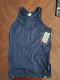 Marika YOGA Navy Blue Sleeveless Top, Size L