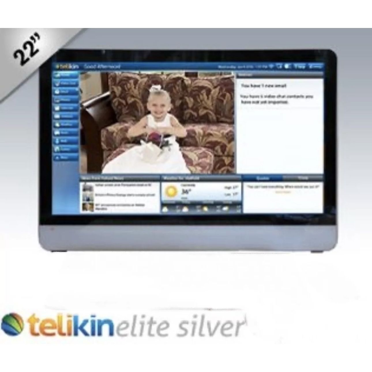 Telikin Elite Silver 22” Touch Screen Computer