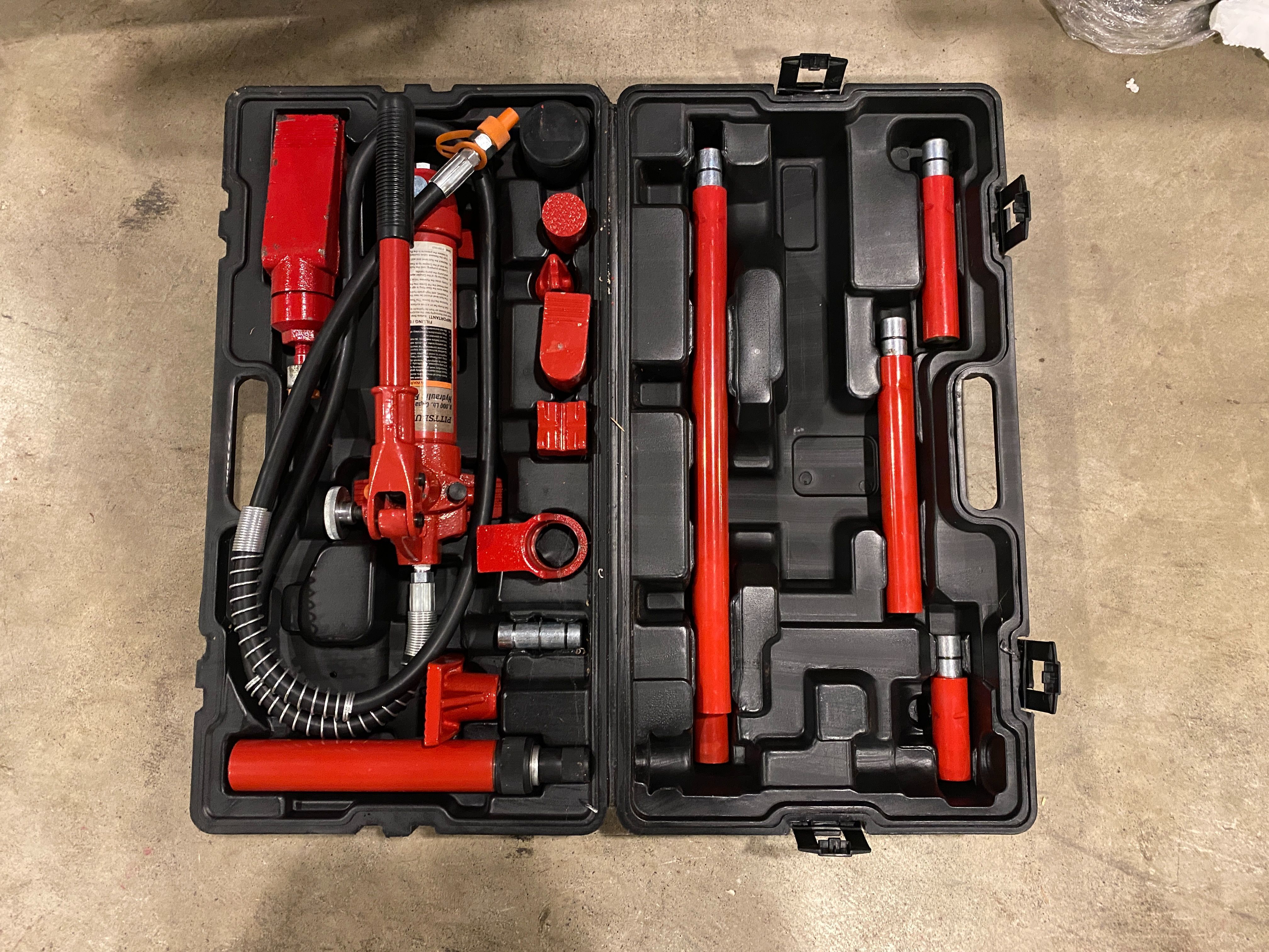 PITTSBURGH 8,000 Lb. Capacity Portable Hydraulic Equipment