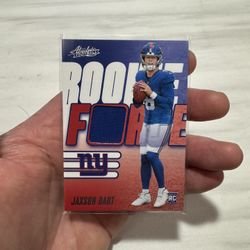 Jaxon Dart Rookie Force Patch Absolute NewYork Giants