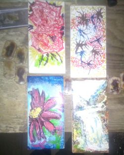 Custom Hand-painted One Of A Kind Veronica Tiles Starting Off At $10