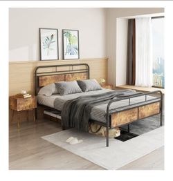 bed frame for Q size bed