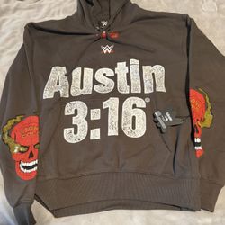 Civil Regime WWE Stone Cold Steve Austin 3:16 Hoodie SZ Medium OS