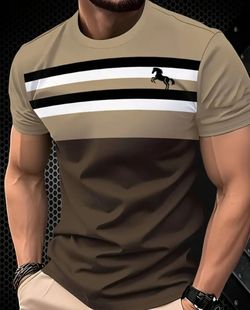Brown Men's T-Shirts  M,L