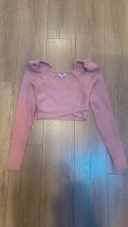 Long sleeve crop top Sz L