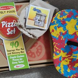 Pizza, Story Card and Bungee Jumper Toys