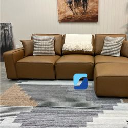 Brand New Faux Leather Couch