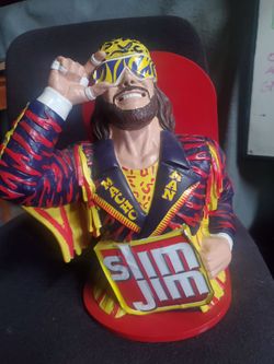 Macho Man Randy Savage Slim Jim Collecters Series Display
