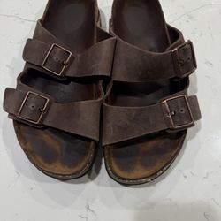 Birkenstock Arizona Suede Mens Sz  41 Comfort Soft Footbed Casual Sandals