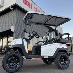 Fully Loaded Lifted Golf Cart