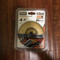 Rigid 4.5 Diamond Grinding Wheel