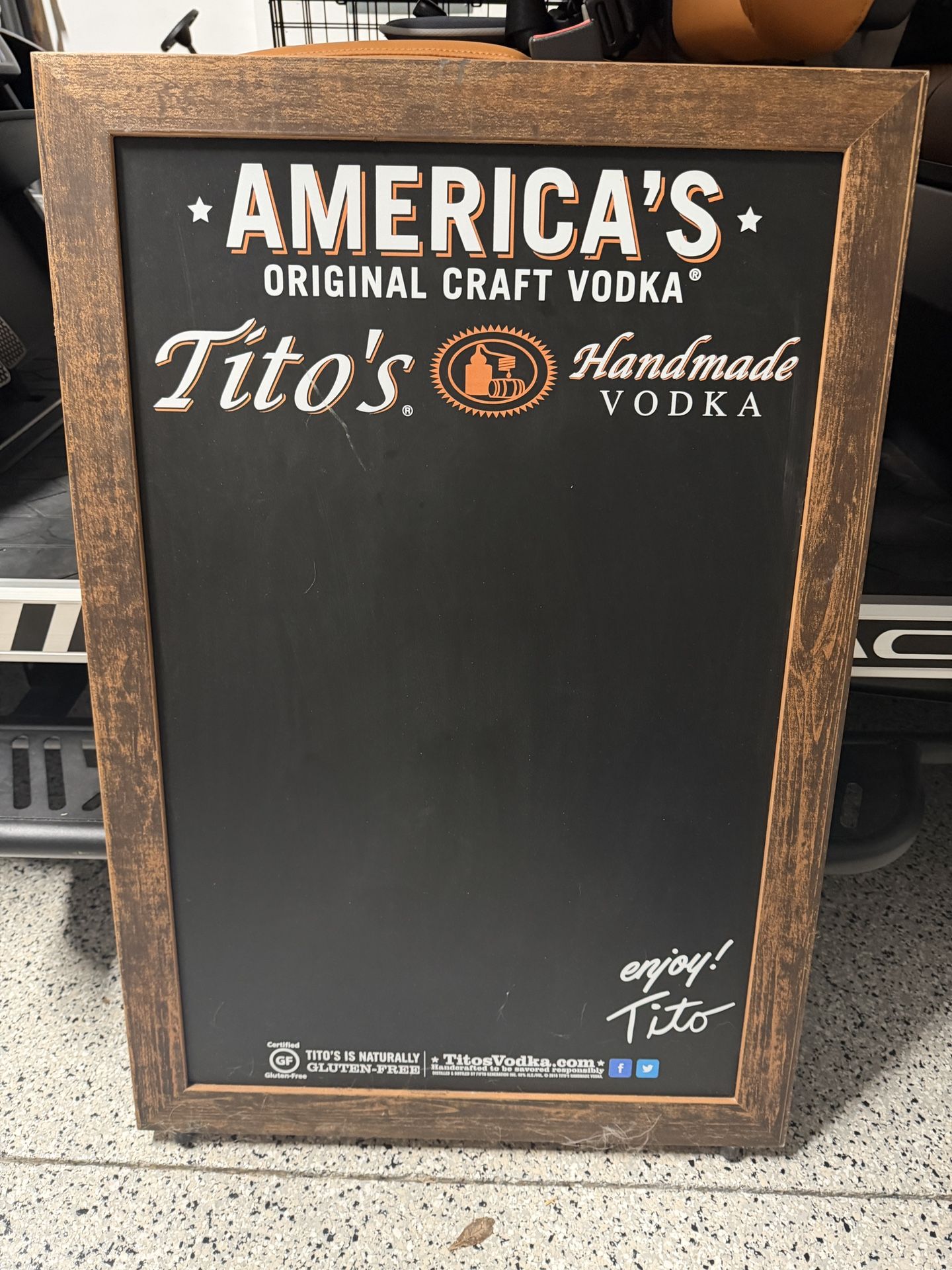 Tito’s Chalkboard