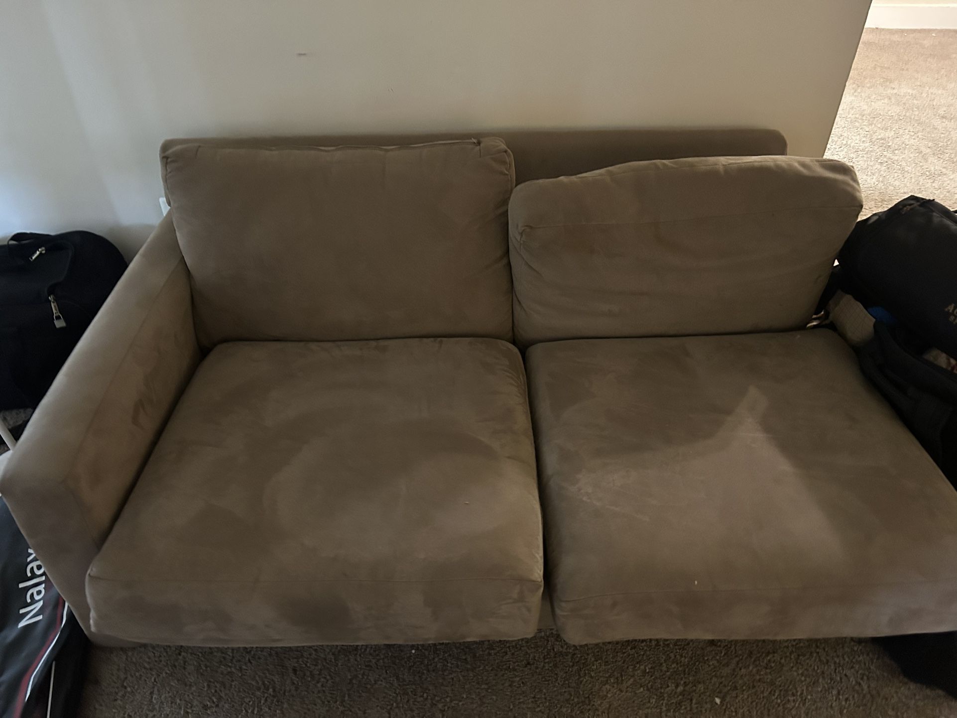 New Grey Couch / Sofa For Sale. ( Free Spring Mattress Too!!)