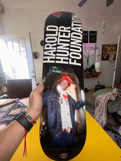 Real Skateboards Harold Hunter Foundation Tribute Deck - Rare Collector's Item