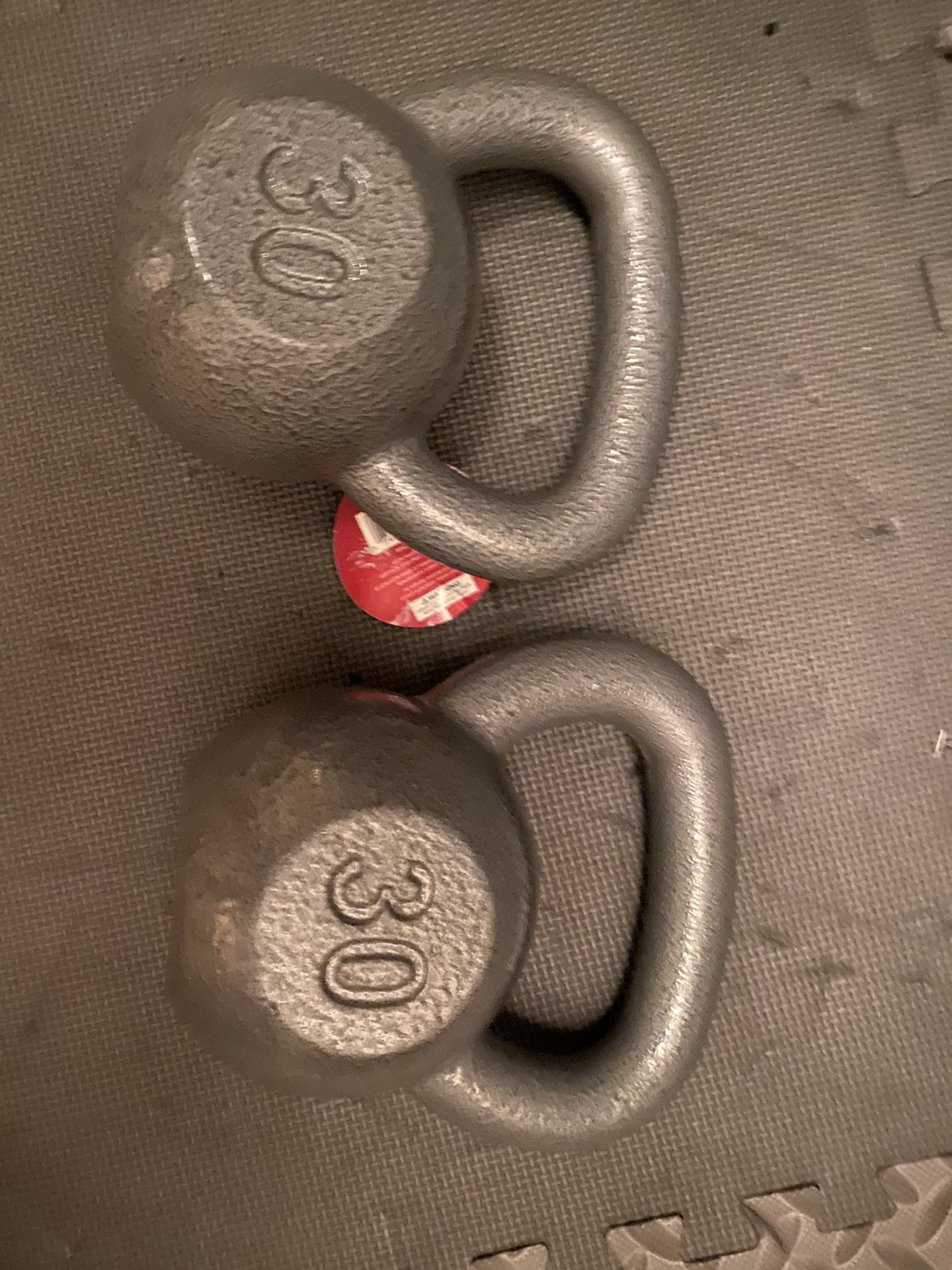 2 Kettlebells 30 Lb Weider, New