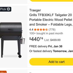Traeger tailgater