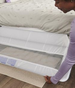 2 Rigalo Swing Down Bed Rails 43" Long, White