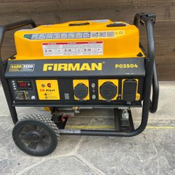 Firman Generator 4450 watts good conditions start up first time asking $425 