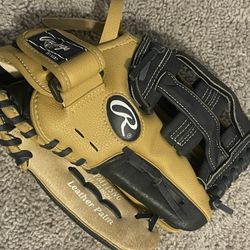 Rawlings Youth 11-1/2 Black/ Brown Leather Glove Right Hand Throw 
