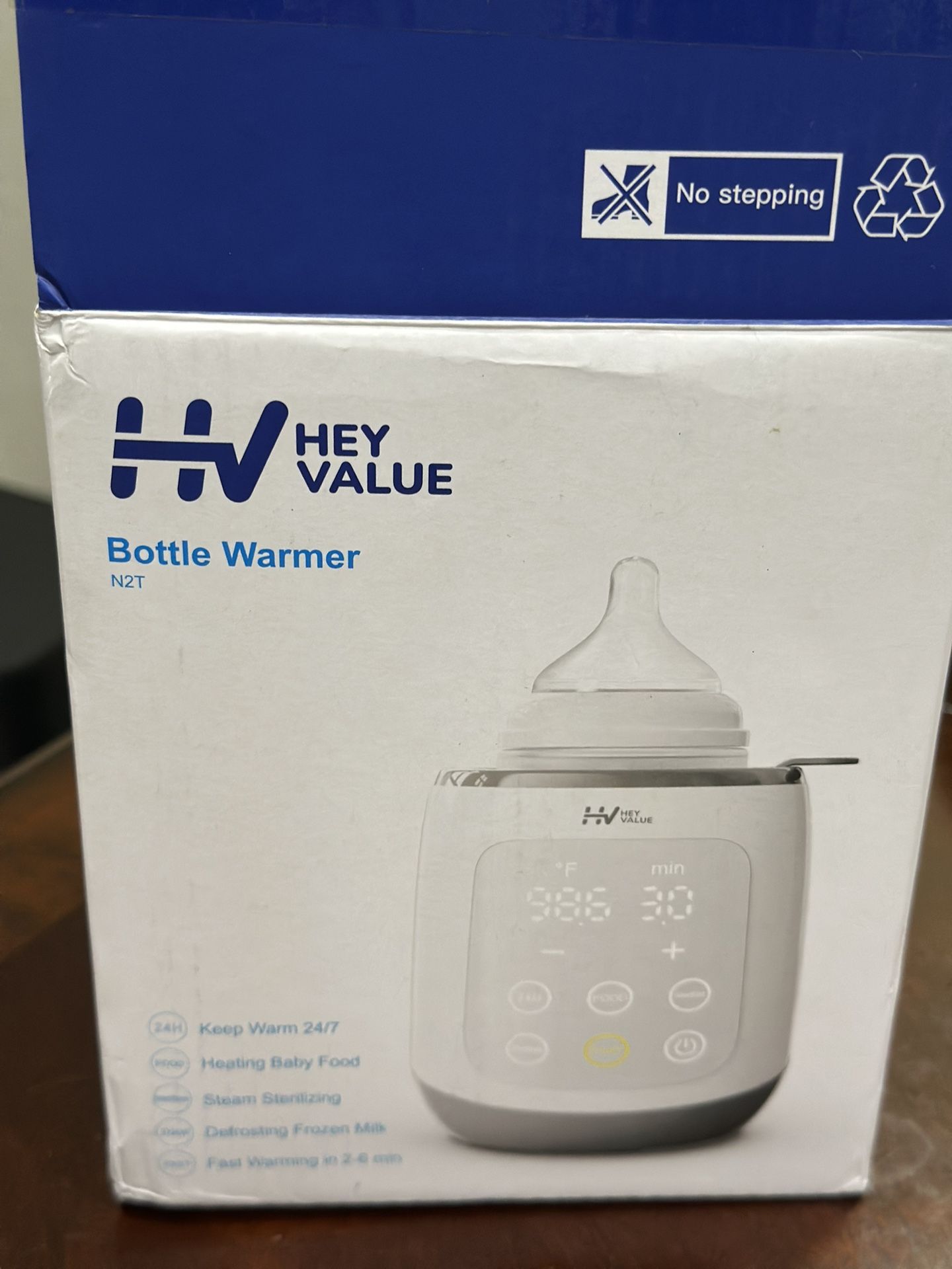 HEYVALUE Bottle Warmer, 10-in-1 Fast Baby Bottle Warmer for Breastmilk