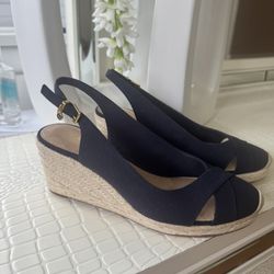 Lauren Ralph Lauren , Espadrilles Navy Blue Color , Size 7.5 , New , Not Box. 