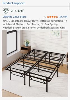Zinus Metal Platform Bed Frame