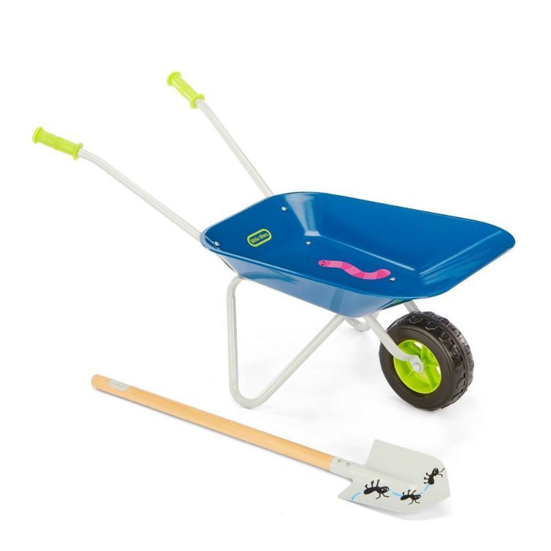 Brand New Little Tikes Growing Garden Lightweight & Durable Wheelbarrow & Shovel For Kids