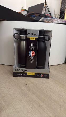 Contigo 2 Pack 20oz Stainless Steel Water Bottles