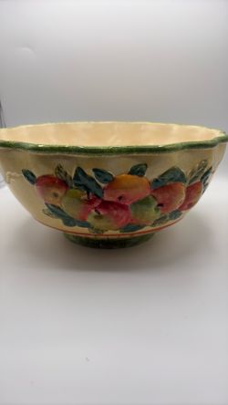 Burton + Burton Harvest Crisp Ceramic Bowl (2005