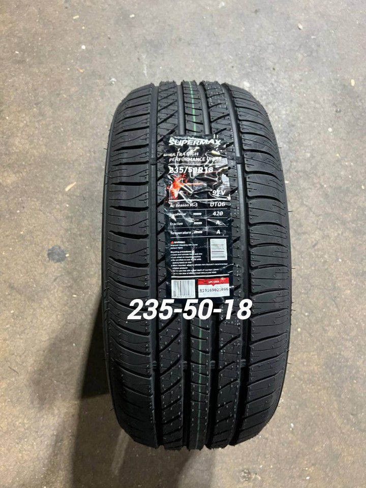 235/50/18 High Performance Tires Available 