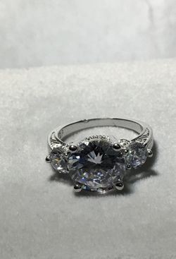 Women’s 7.56 CT round cut diamond 💎 classic wedding engagement ring 💍