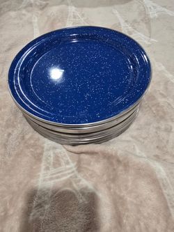 💯New open box ( 19) Outdoors Sierra Enamel Plates ( Reseda Ca)