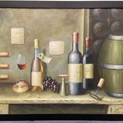 Original Large Oil Painting On Canvas