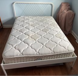 Full Size Mattress & Bed Frame, easy assembly.