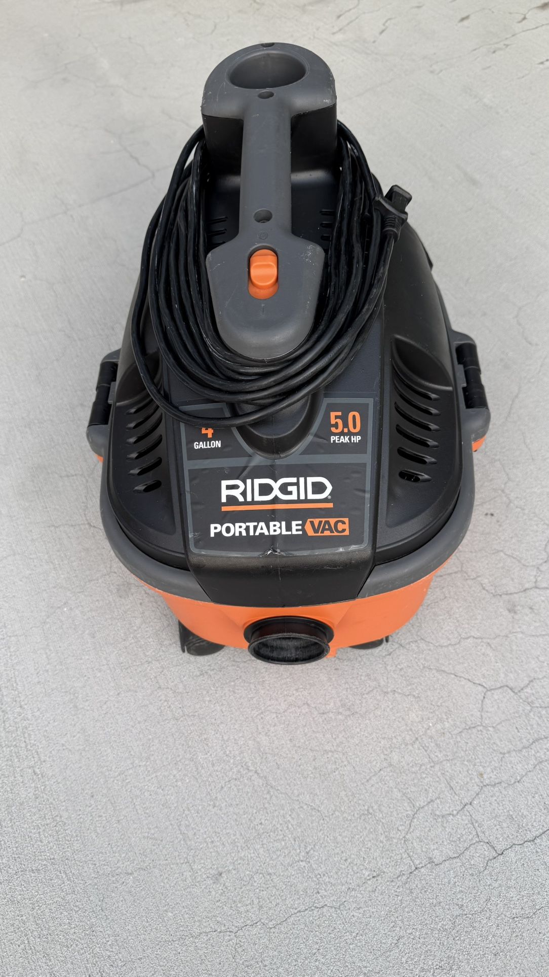 Ridgid Portable Vaccum