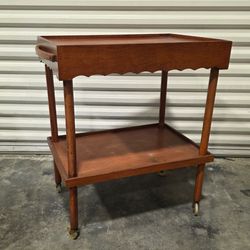 Vintage MCM rolling bar/tea cart