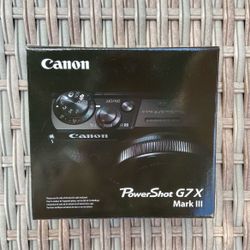 Canon PowerShot G7X Mark III 20.1 Megapixel Digital Camera Black